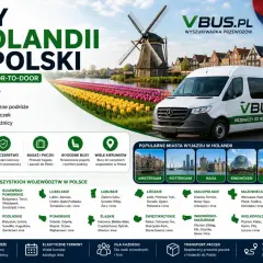 Busy z Holandii do Polski, przewozy door-to-door z adresu pod adres. Wygodne i bezpieczne podróże z VBUS.PL.